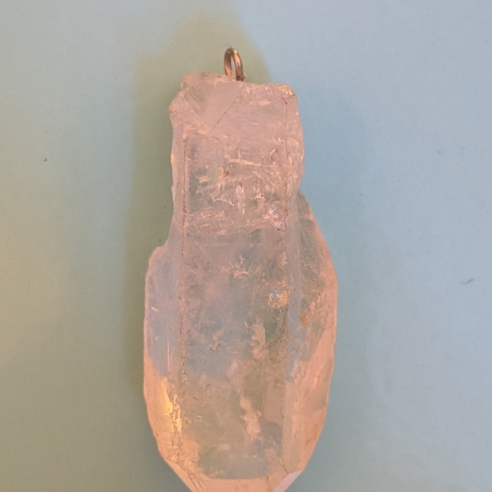 Genuine Clear Quartz Pendant